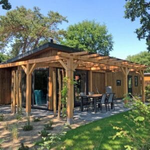 Heide Lodge Eco 5 personen met Hottub-Berkenrhode-Vroegboekkorting