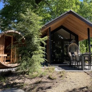 Tiny Lodge Eco 4 personen met Sauna-Berkenrhode-Vroegboekkorting