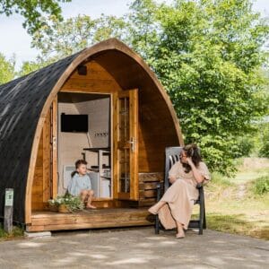 Trekkerspod voor 4 personen-zandstuve-Vroegboekkorting